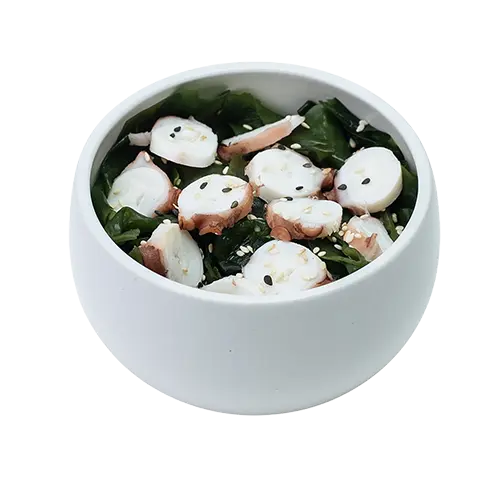 [5A] Salade d'algues wakame au poulpe
