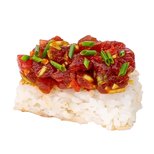 [163] Sushi Cake tartare de thon piquant