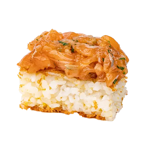 [262] Sushi Panko tartare de deux saumons 